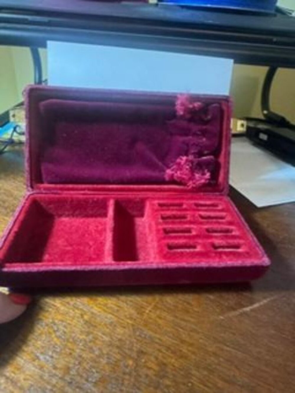 Vintage German Gesch Travel Jewelry Box